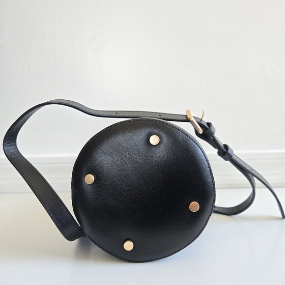 New Vanessa Bruno Holly Leather Mini Seau Limited Edition Black Bucket Handbag - Picture 16 of 16
